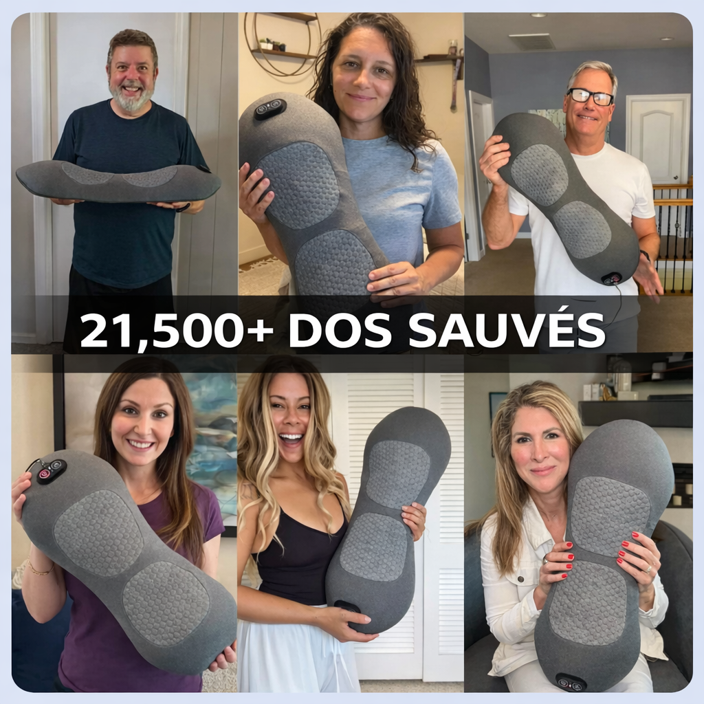 Zenora Smooth SpineMasseur Triple Fusion pour le Dos